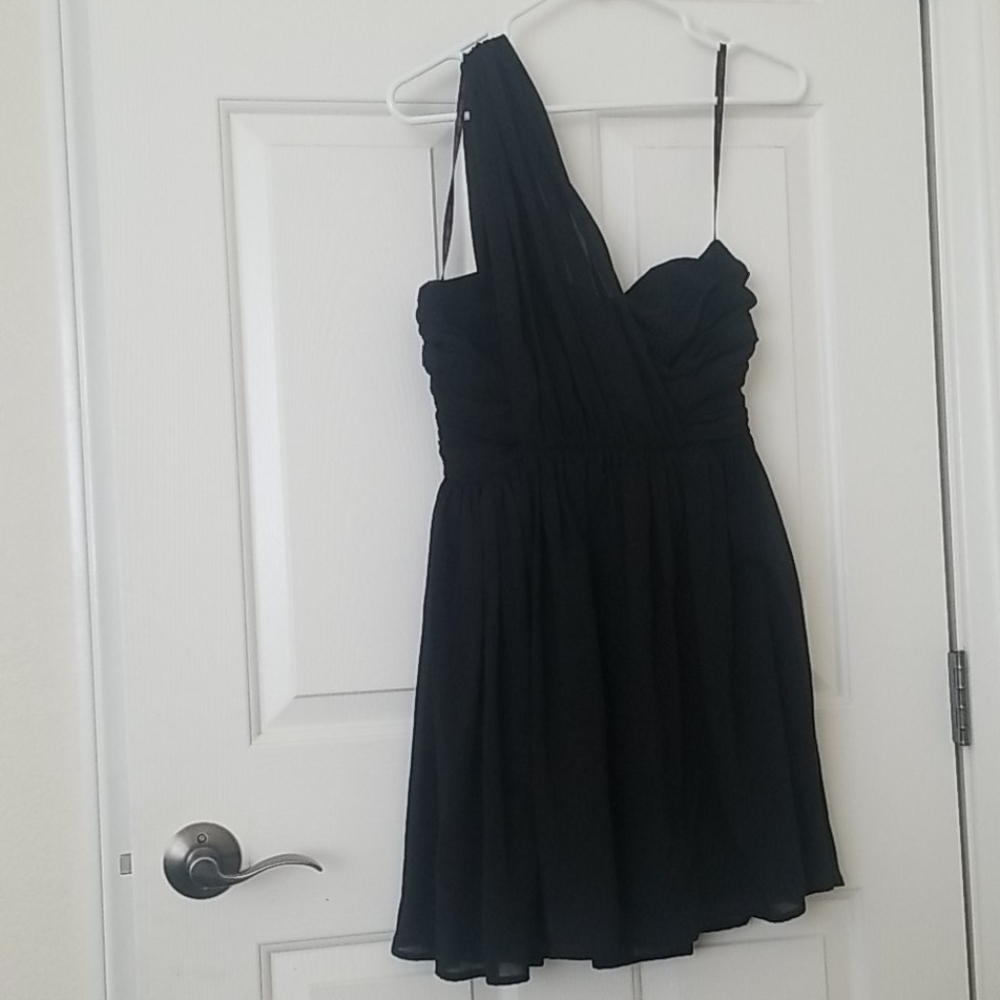 G by Guess Women's Chiffon Black Dress Small
